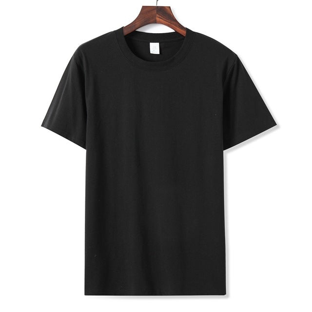 Men's short sleeve T-shirt man O-Neck solid tshirt men/women cotton t-shirt casual t-shirt  short sleeve t shirt men Asian size