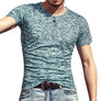 Casual Men T-Shirts O-Neck Slim Fit Short Sleeve T Shirt Top Tees Mens Clothing 2019 Men Summer Korean Male Fitness Tshirt